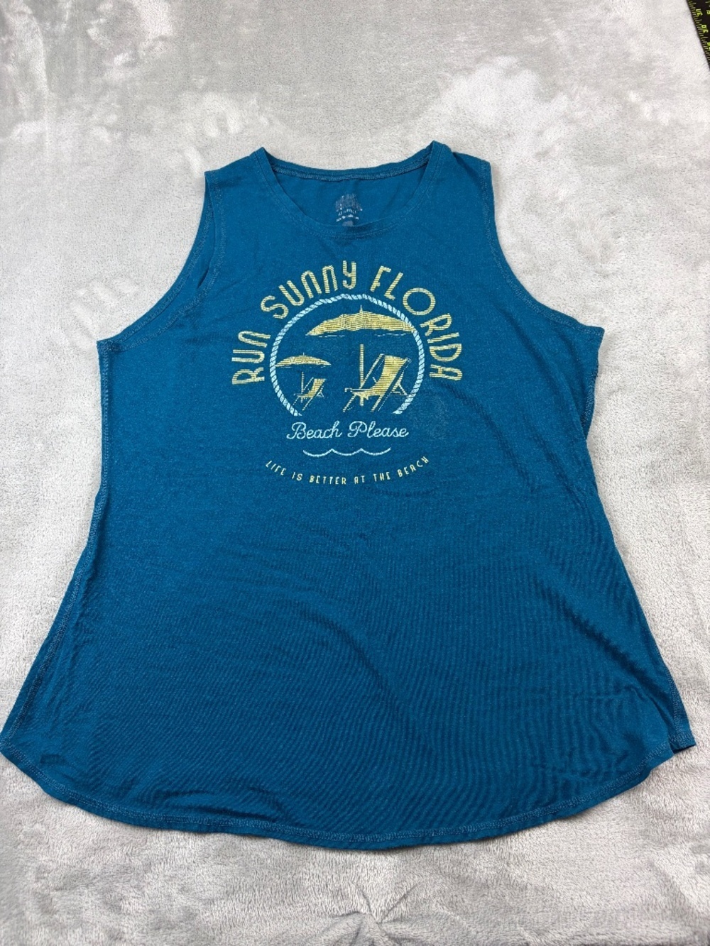 Raw Threads Athletics Florida Sleeveless Tank Top Women's L